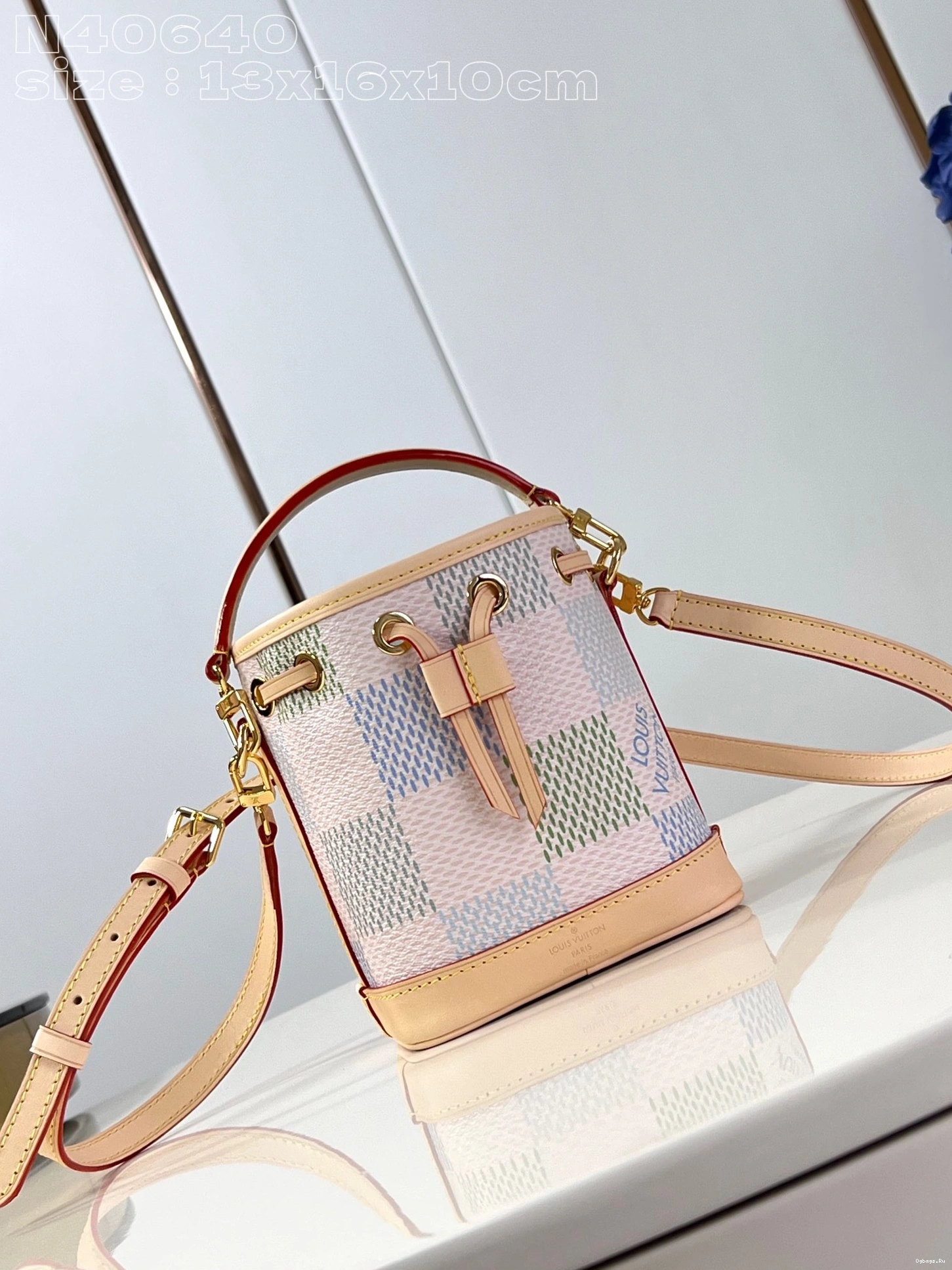 LOUIS NANO NOÉ-13*16*10cm VUITTON 1223